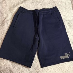 Puma Men's Dark Blue Athletic Shorts